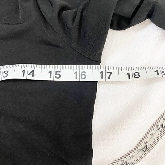 Michael Michael‎ Kors Roll Tab Long Sleeve Belted Shift Dress Black Extra Small - Picture 7 of 8